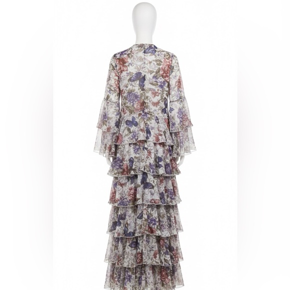 Floral Ruffle Maxi Dress - Picture 3 of 4